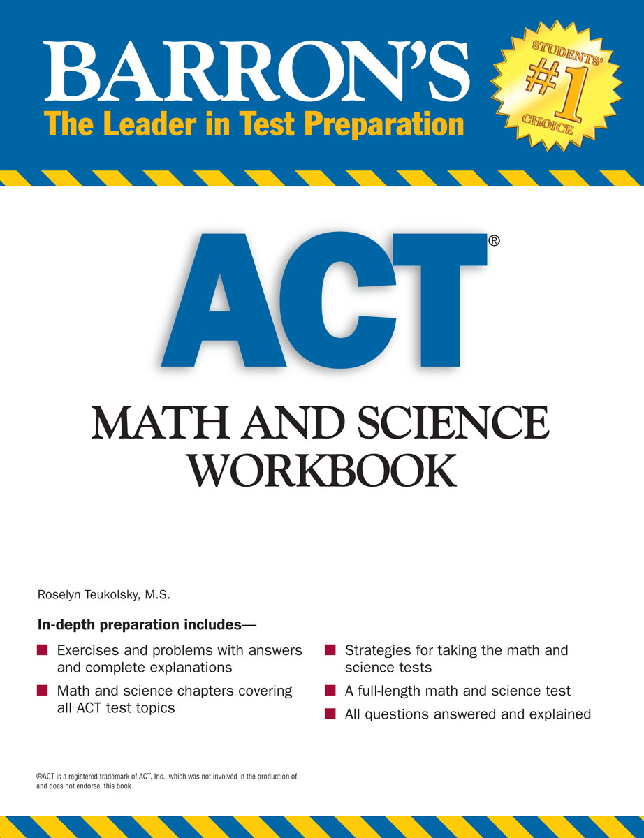 Title details for Barron's Math and Science Workbook for the ACT by Roselyn Teukolsky, M.S. - Available
